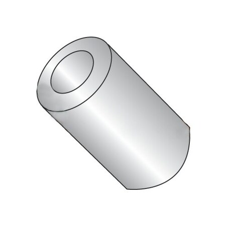 Newport Fasteners Round Spacer, #8 Screw Size, Plain 18-8 Stainless Steel, 5/16 in Overall Lg, 0.166 in Inside Dia 139067